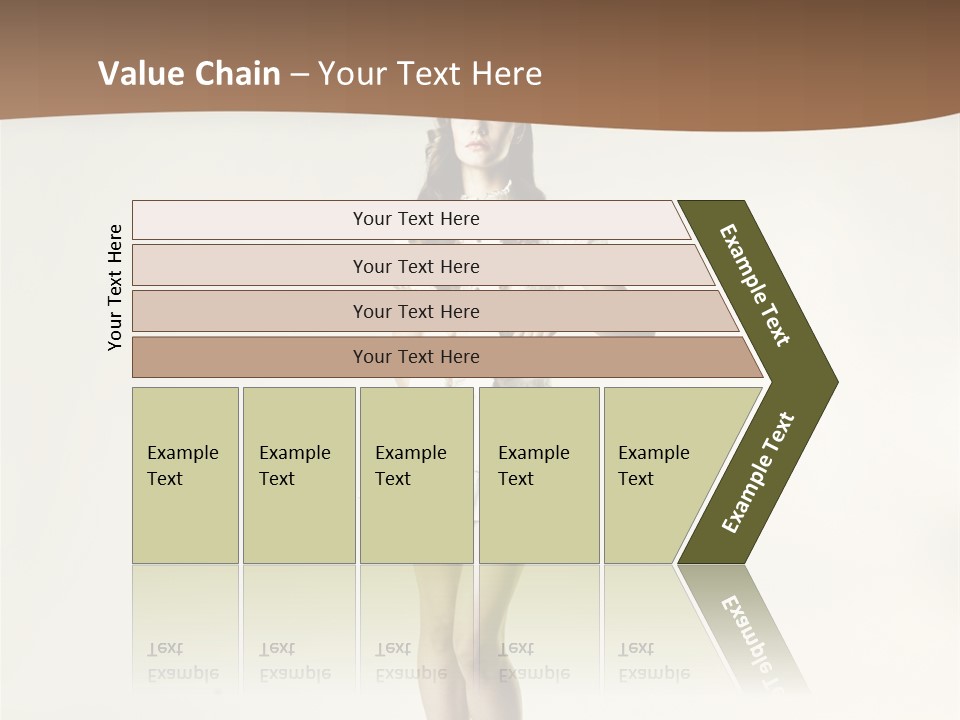 White Portrait Elegance PowerPoint Template