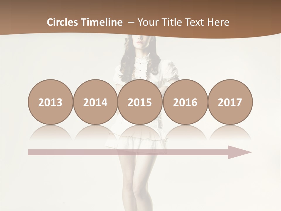 White Portrait Elegance PowerPoint Template