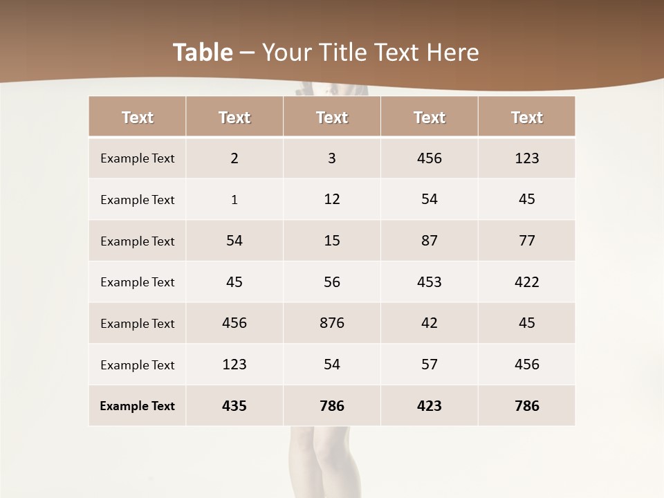 White Portrait Elegance PowerPoint Template