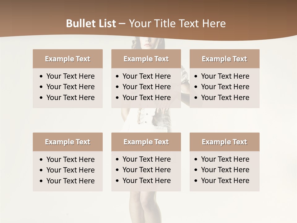 White Portrait Elegance PowerPoint Template