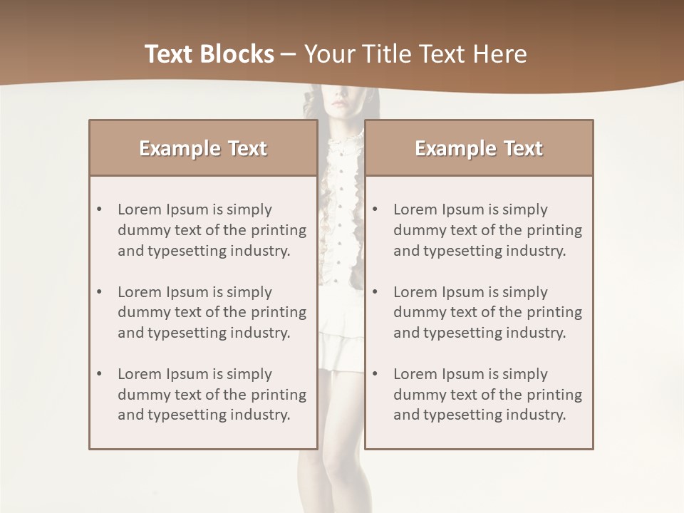 White Portrait Elegance PowerPoint Template