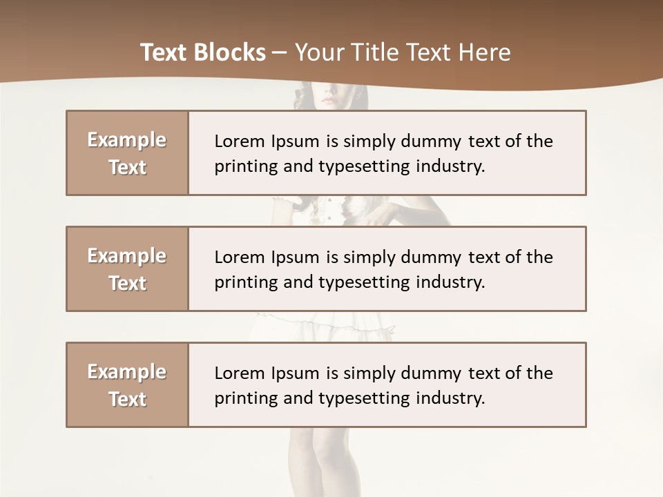 White Portrait Elegance PowerPoint Template