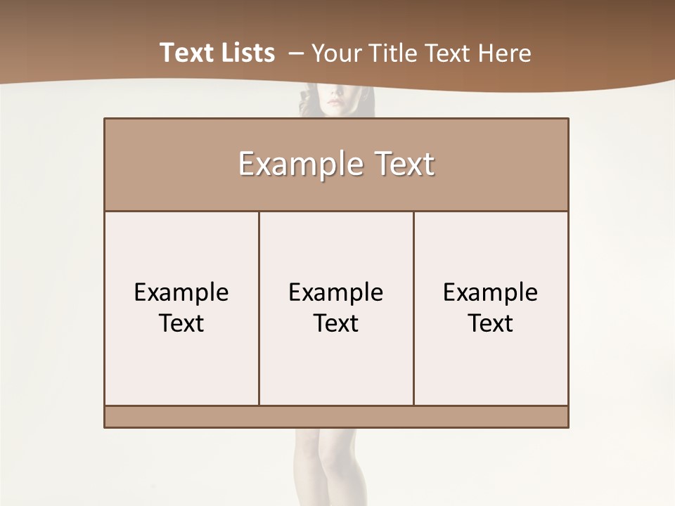 White Portrait Elegance PowerPoint Template