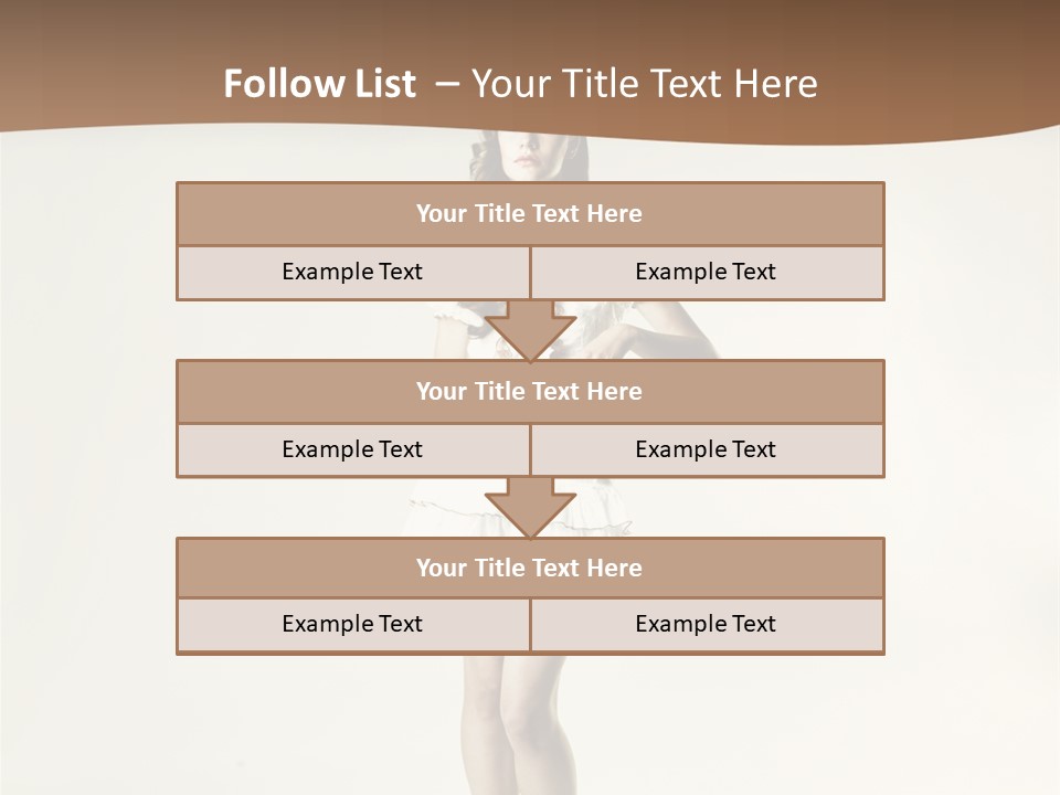 White Portrait Elegance PowerPoint Template