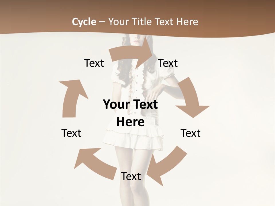 White Portrait Elegance PowerPoint Template