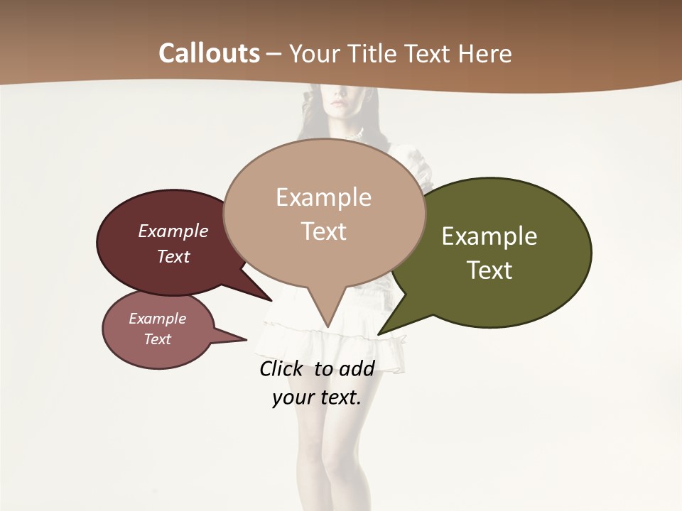 White Portrait Elegance PowerPoint Template