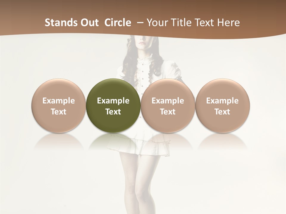 White Portrait Elegance PowerPoint Template