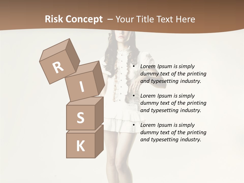 White Portrait Elegance PowerPoint Template