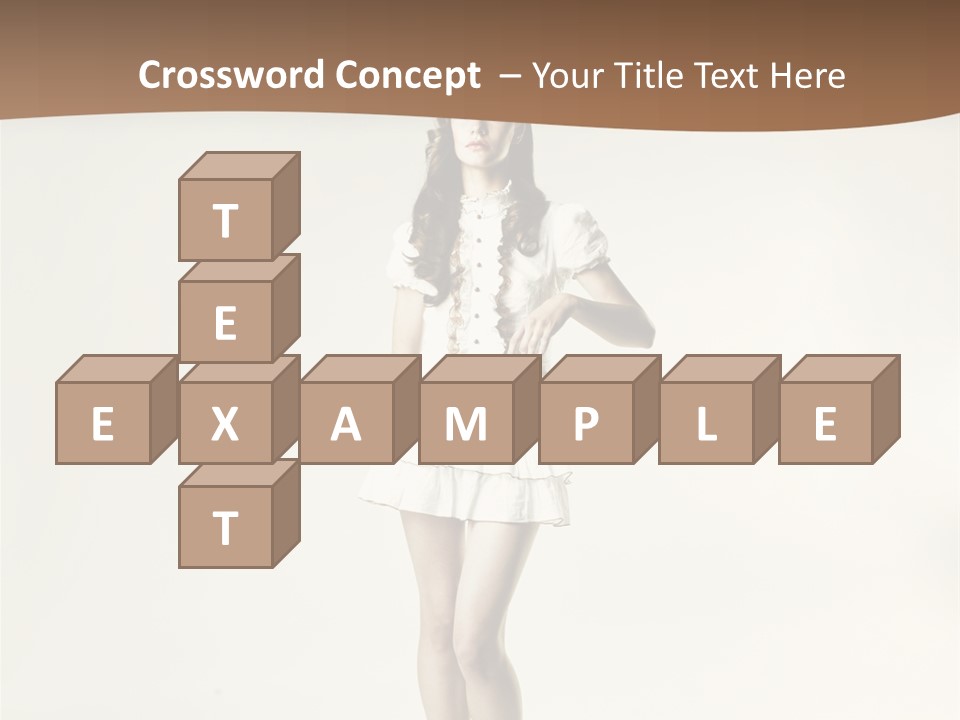 White Portrait Elegance PowerPoint Template