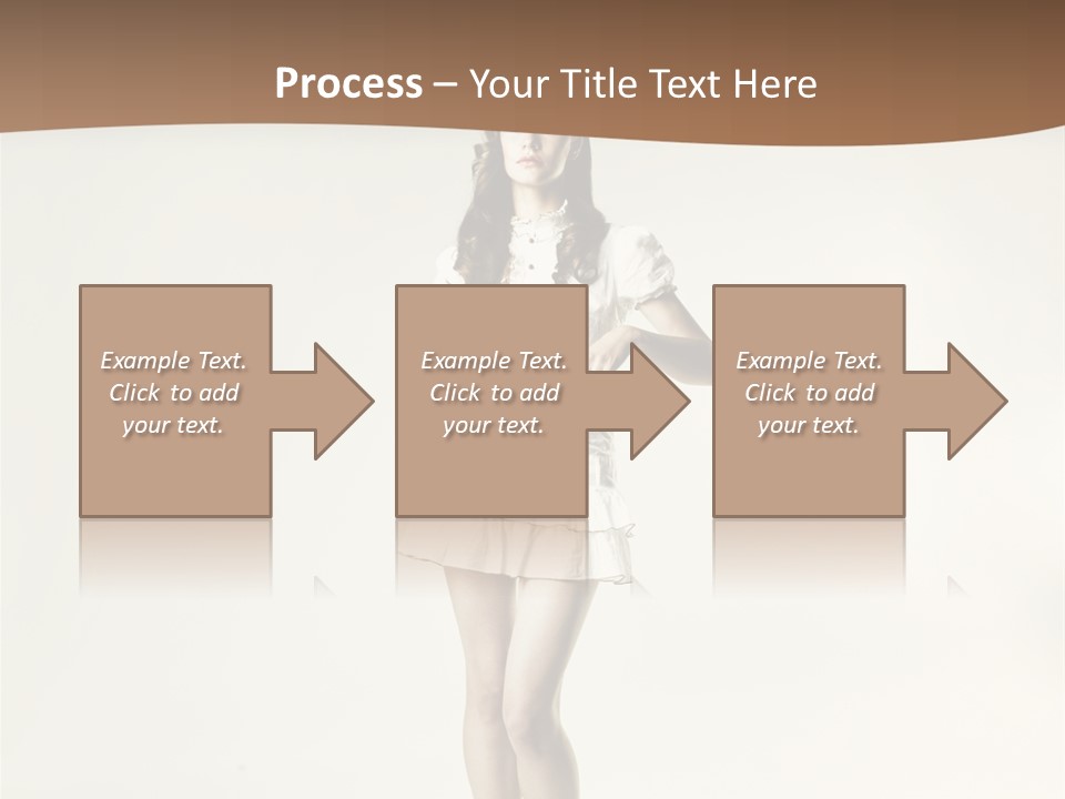 White Portrait Elegance PowerPoint Template
