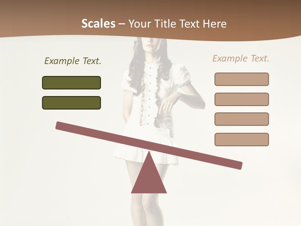 White Portrait Elegance PowerPoint Template