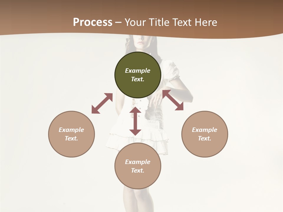 White Portrait Elegance PowerPoint Template