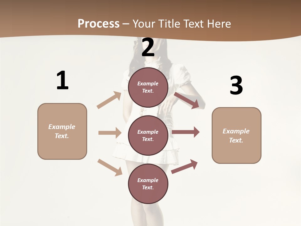 White Portrait Elegance PowerPoint Template