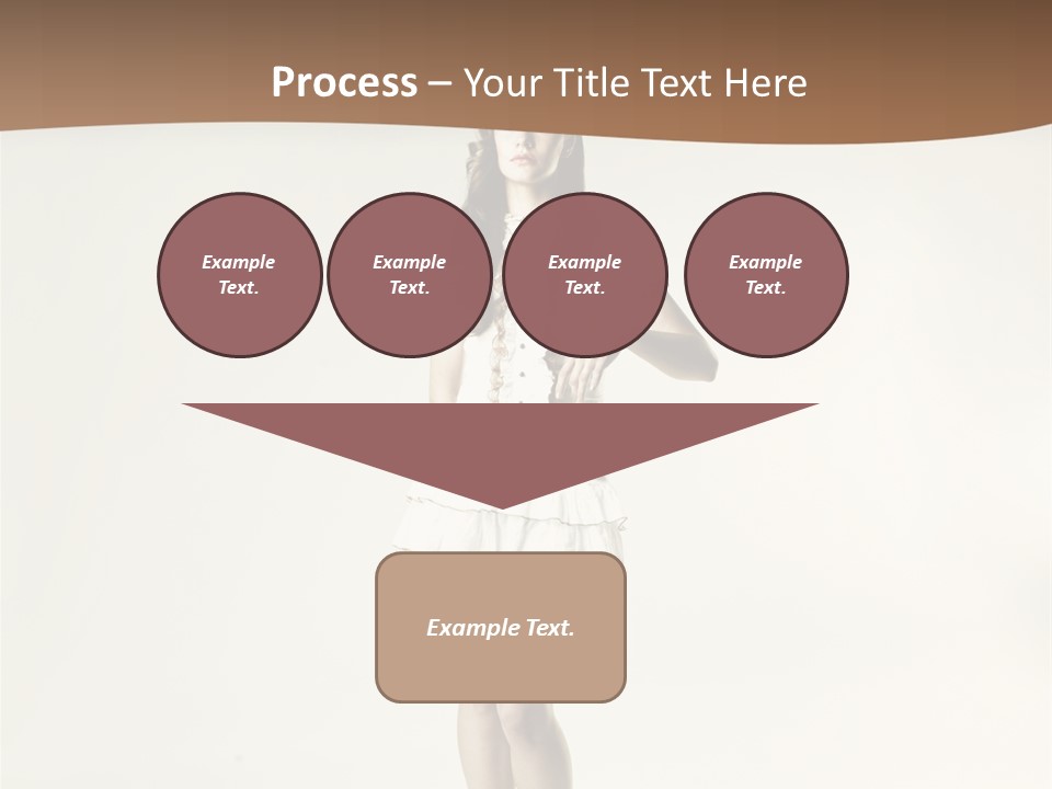 White Portrait Elegance PowerPoint Template