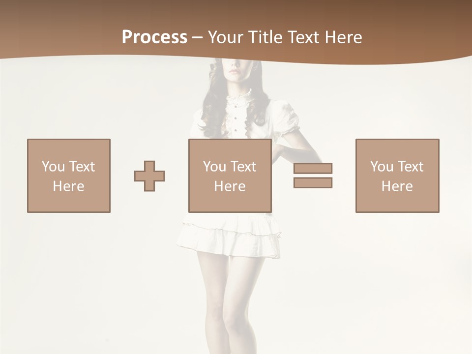 White Portrait Elegance PowerPoint Template