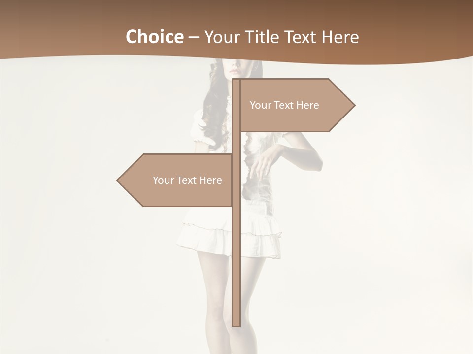 White Portrait Elegance PowerPoint Template