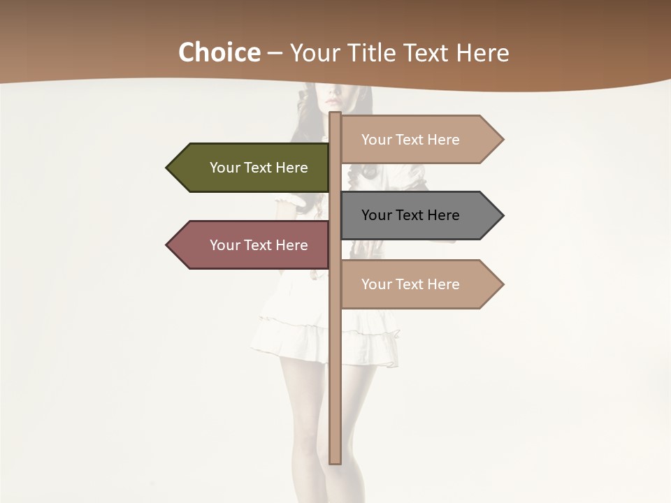 White Portrait Elegance PowerPoint Template