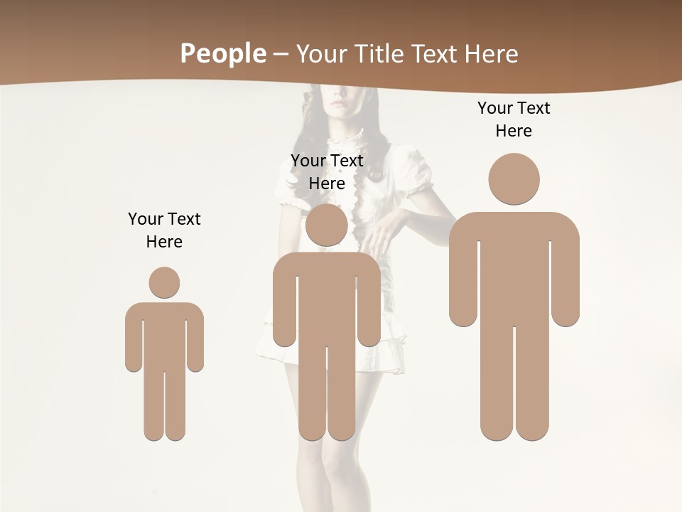 White Portrait Elegance PowerPoint Template