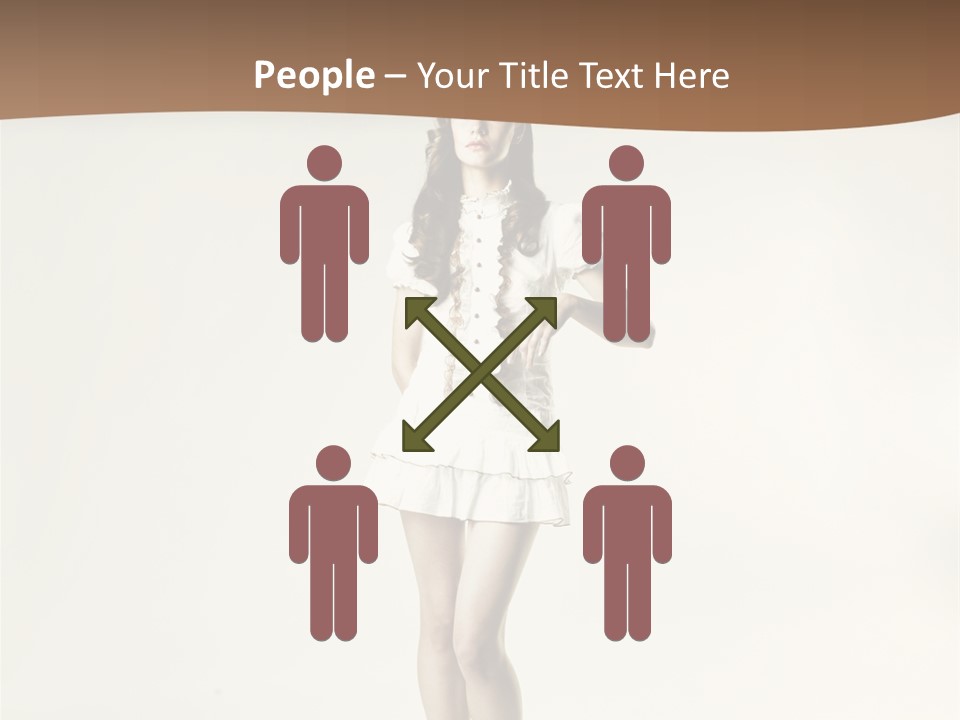 White Portrait Elegance PowerPoint Template