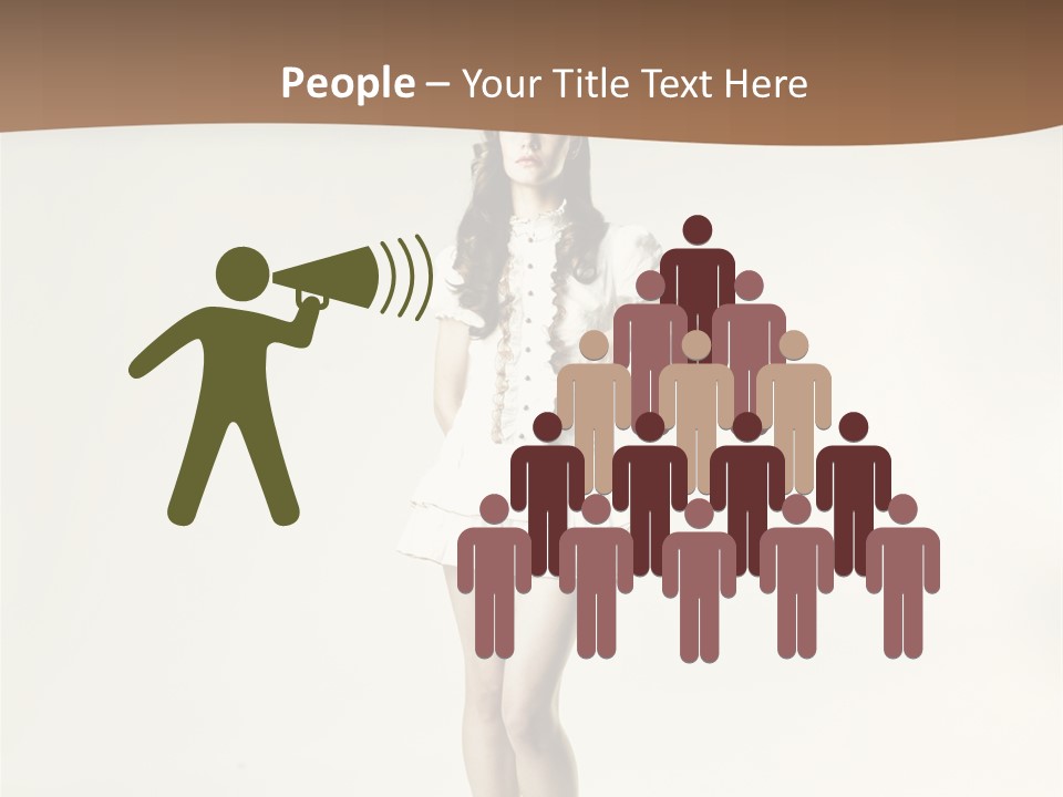 White Portrait Elegance PowerPoint Template