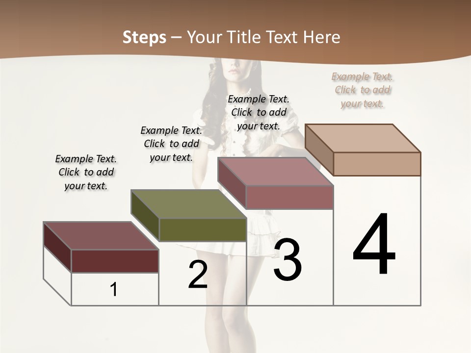 White Portrait Elegance PowerPoint Template