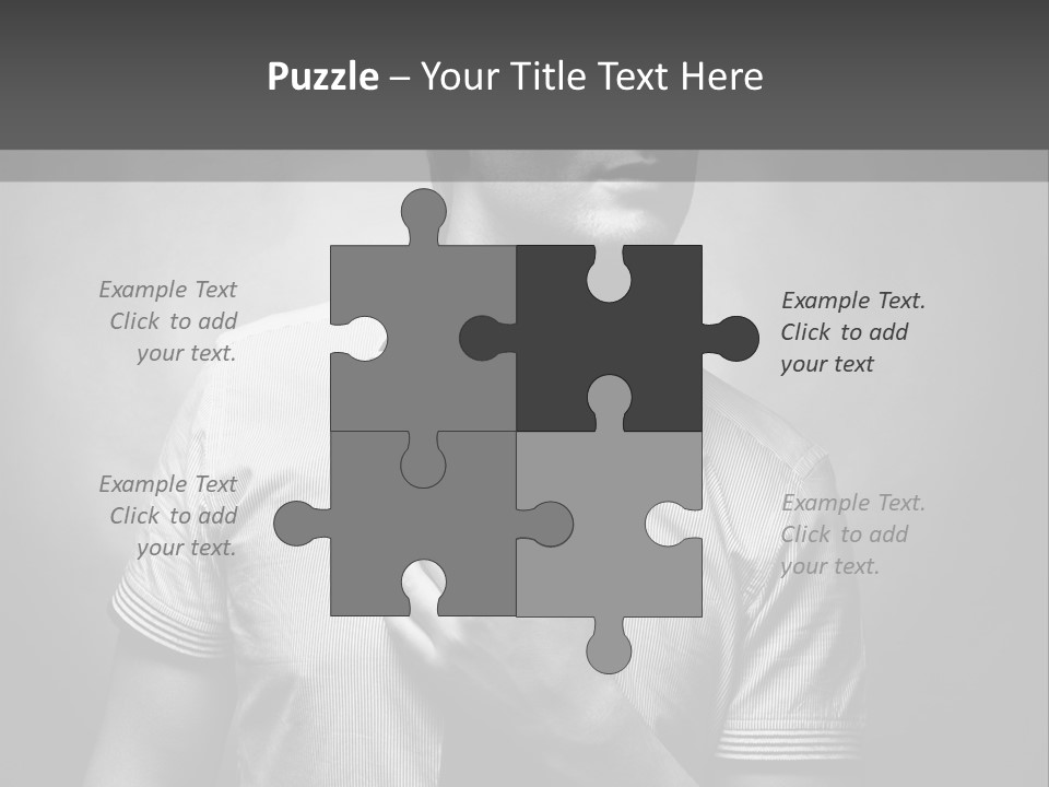 Male Background Single PowerPoint Template