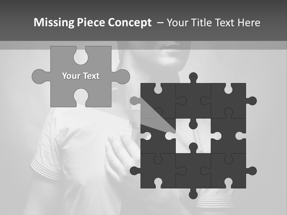 Male Background Single PowerPoint Template