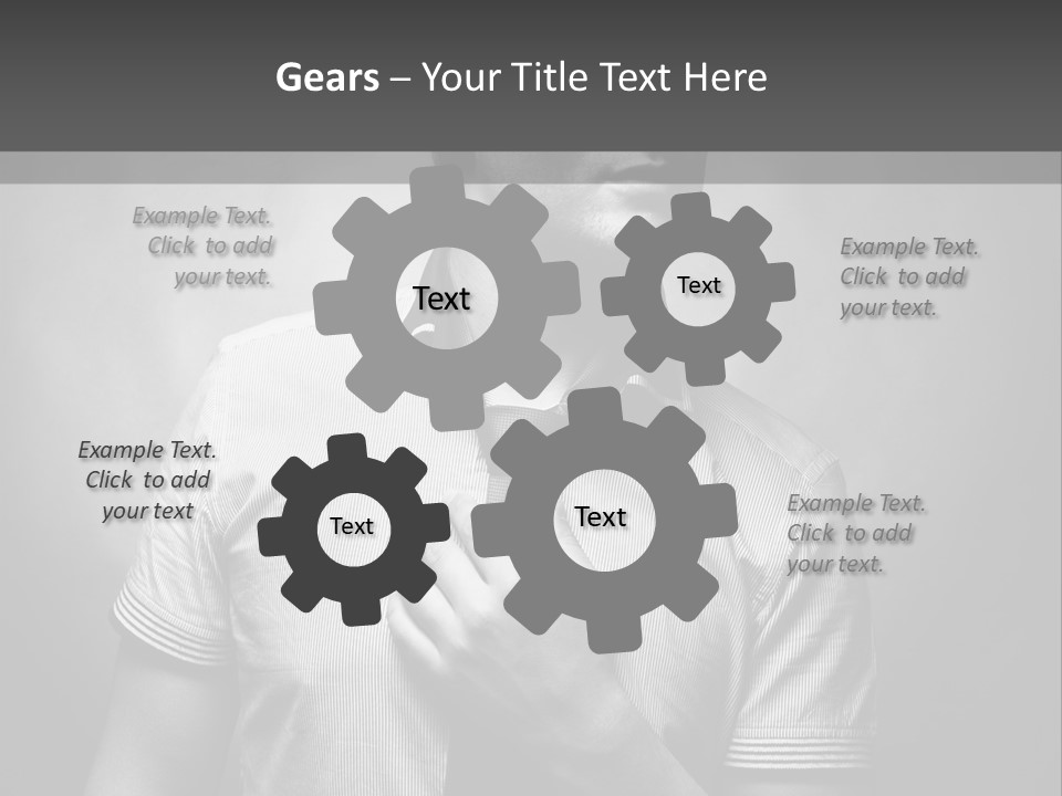 Male Background Single PowerPoint Template