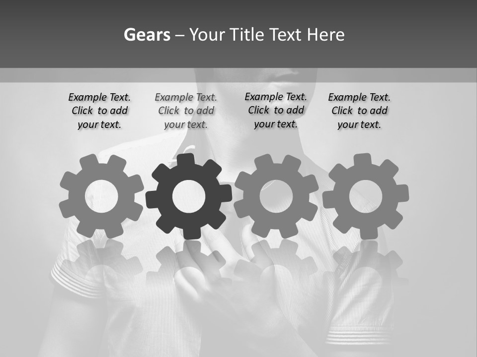 Male Background Single PowerPoint Template