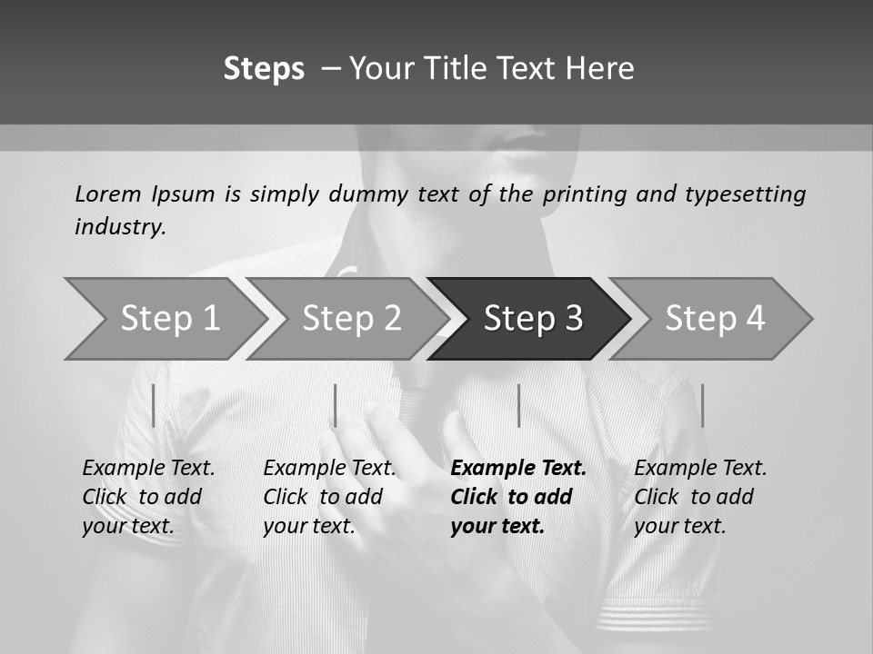 Male Background Single PowerPoint Template