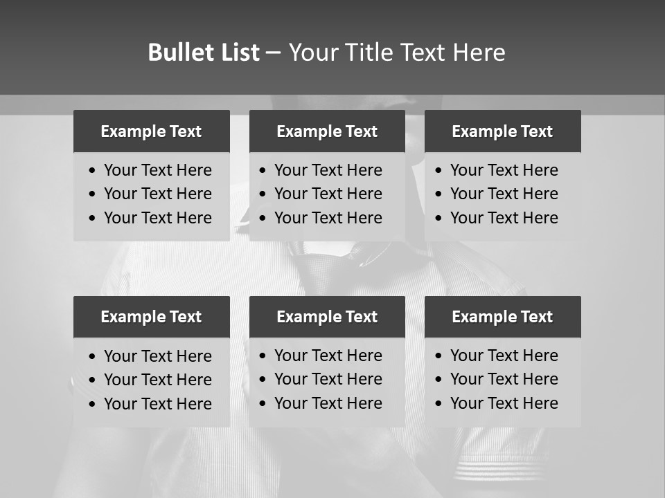 Male Background Single PowerPoint Template