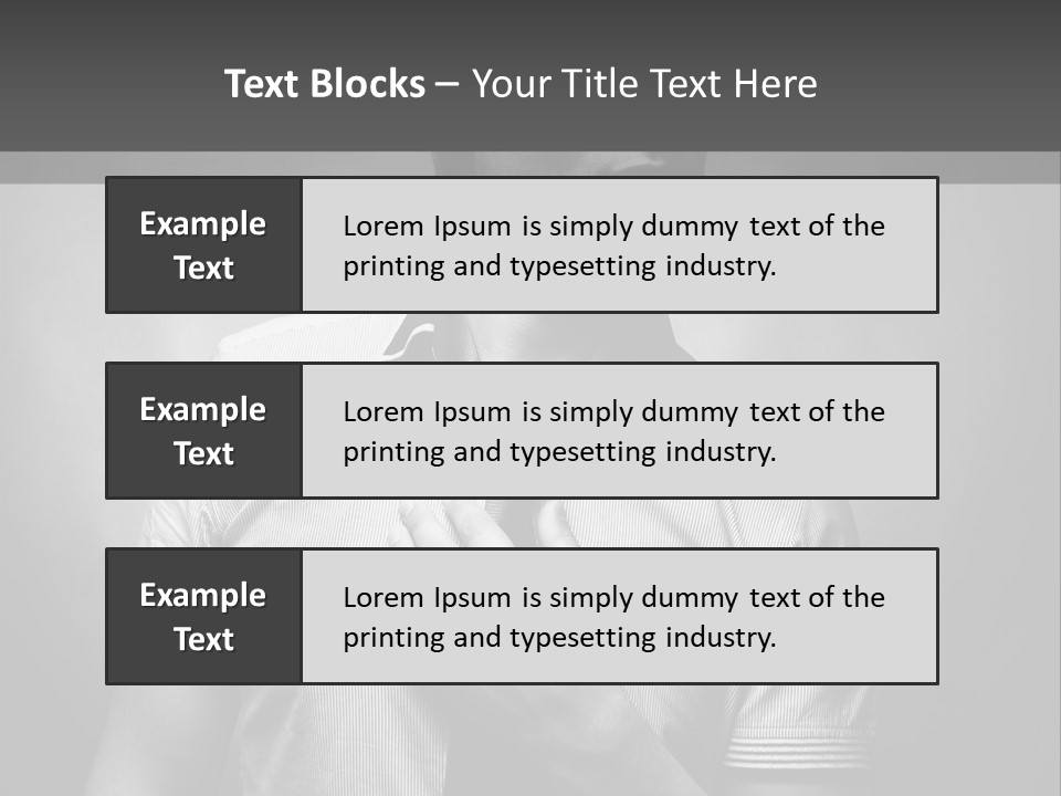 Male Background Single PowerPoint Template