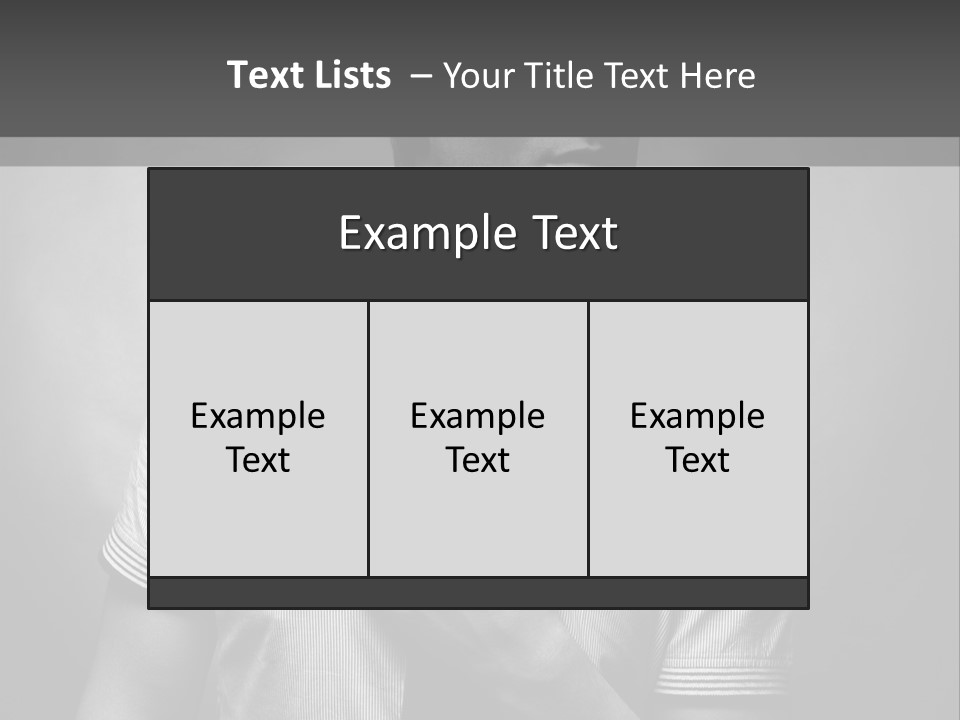 Male Background Single PowerPoint Template