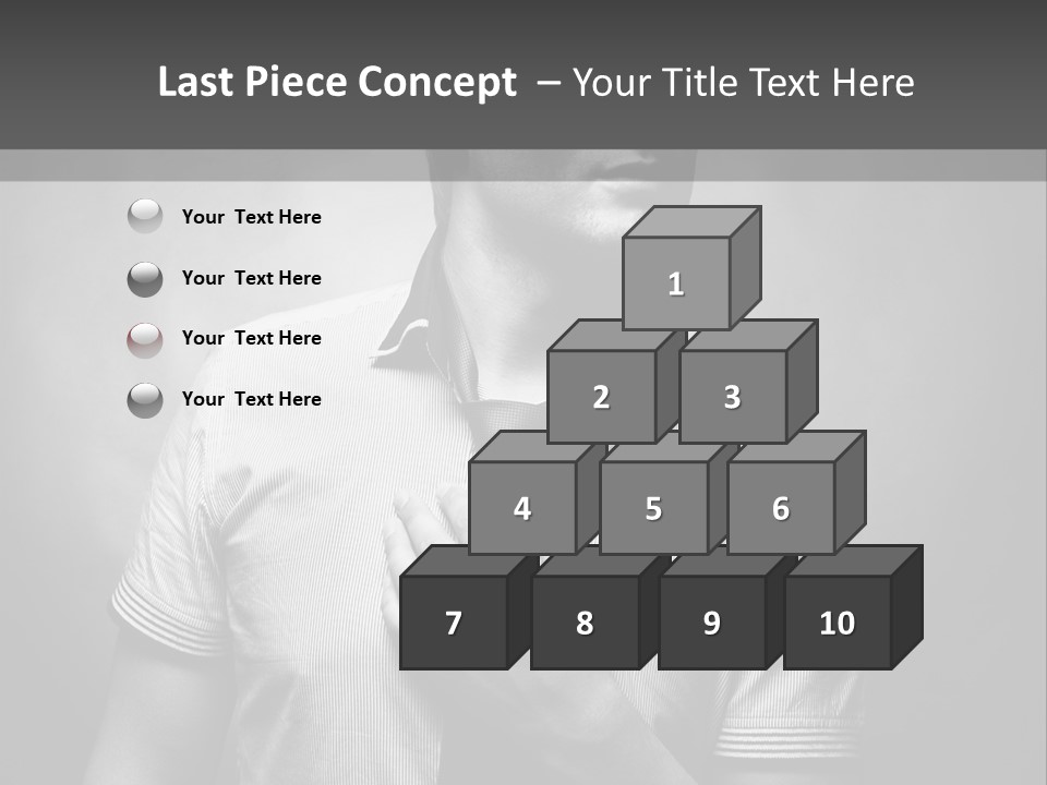 Male Background Single PowerPoint Template