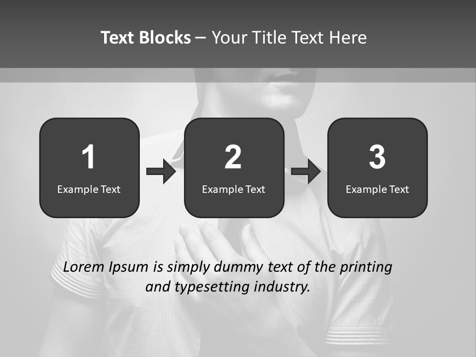 Male Background Single PowerPoint Template