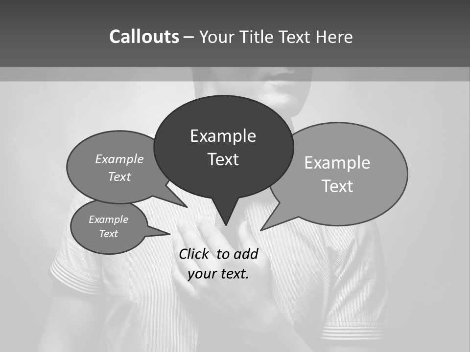 Male Background Single PowerPoint Template