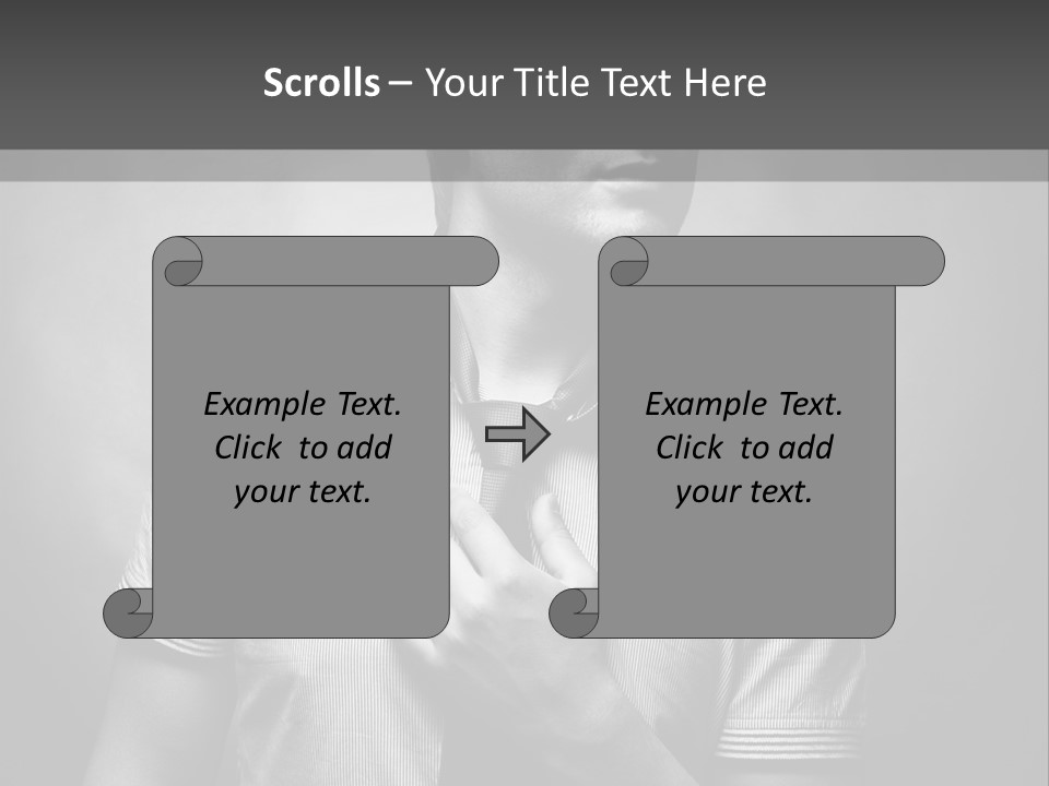 Male Background Single PowerPoint Template
