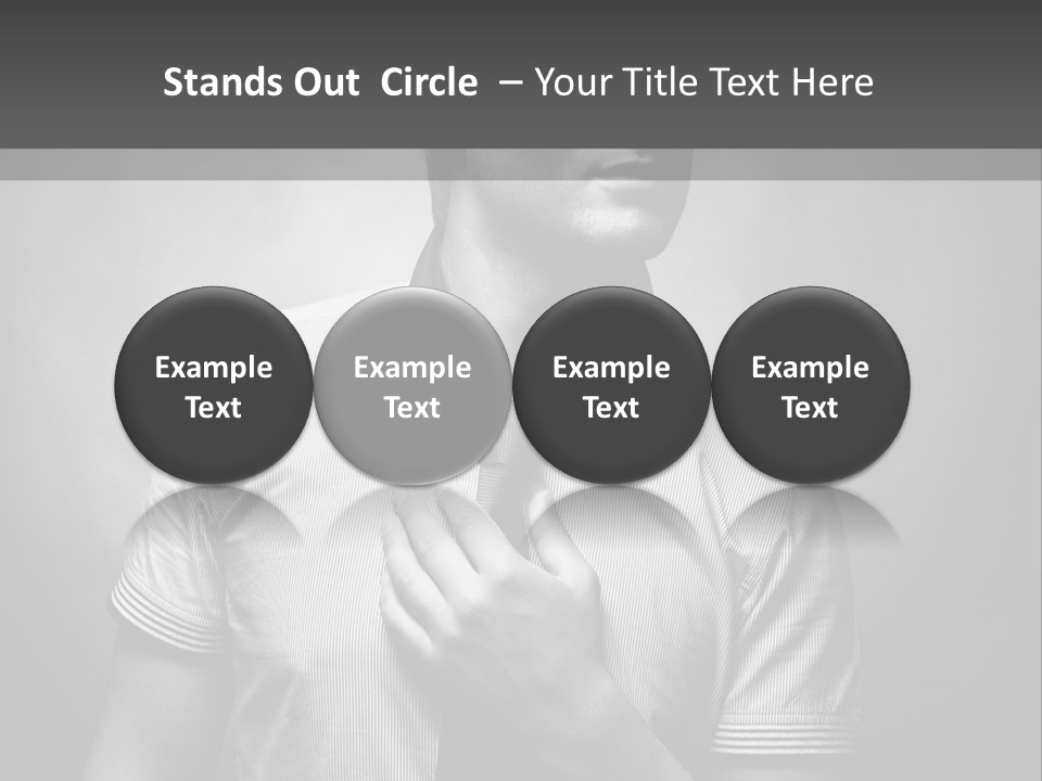 Male Background Single PowerPoint Template