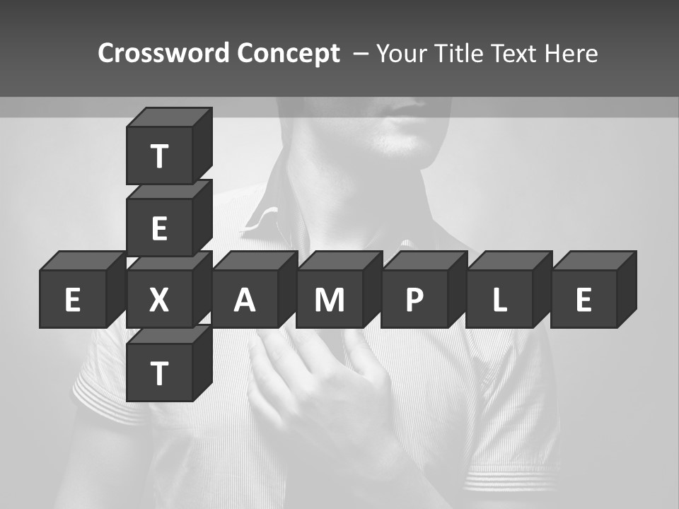 Male Background Single PowerPoint Template