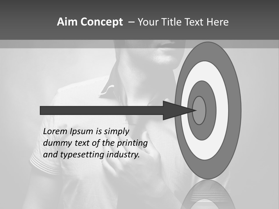 Male Background Single PowerPoint Template