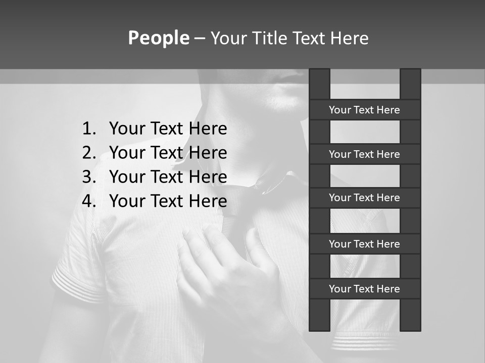 Male Background Single PowerPoint Template