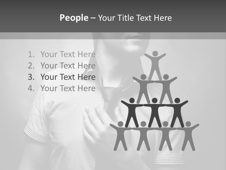 Male Background Single PowerPoint Template