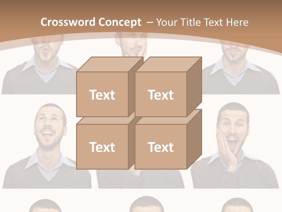 Surprise  Face PowerPoint Template