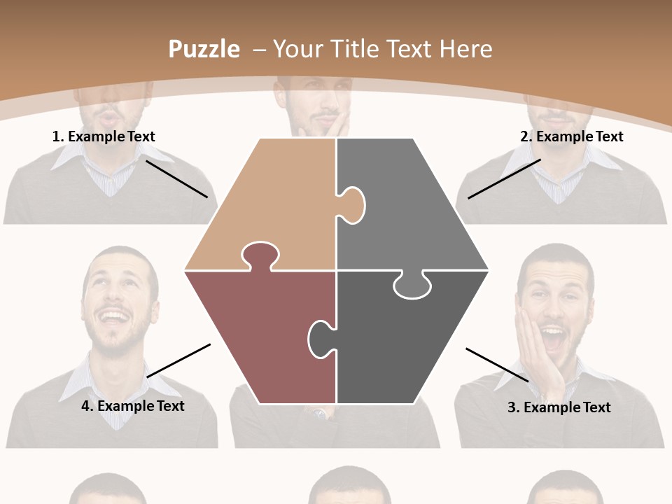 Surprise  Face PowerPoint Template