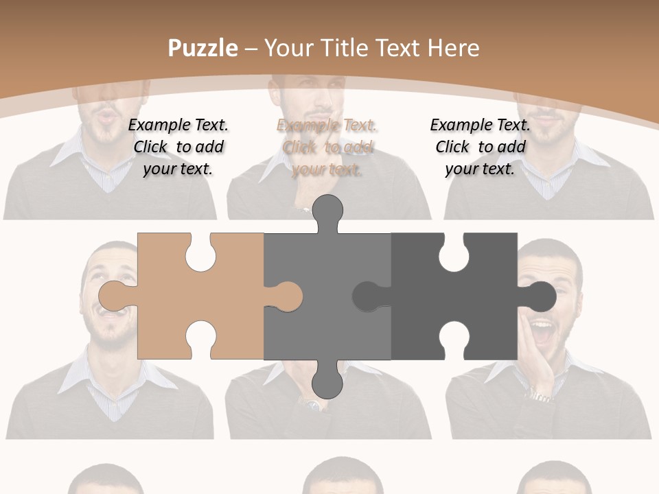 Surprise  Face PowerPoint Template