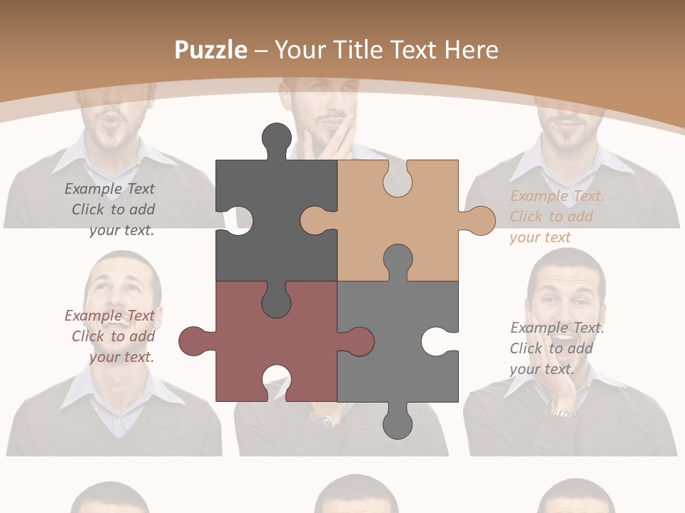 Surprise  Face PowerPoint Template