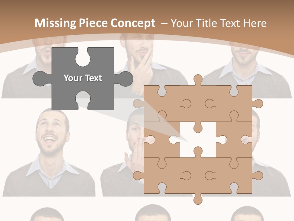 Surprise  Face PowerPoint Template