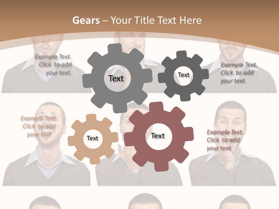 Surprise  Face PowerPoint Template