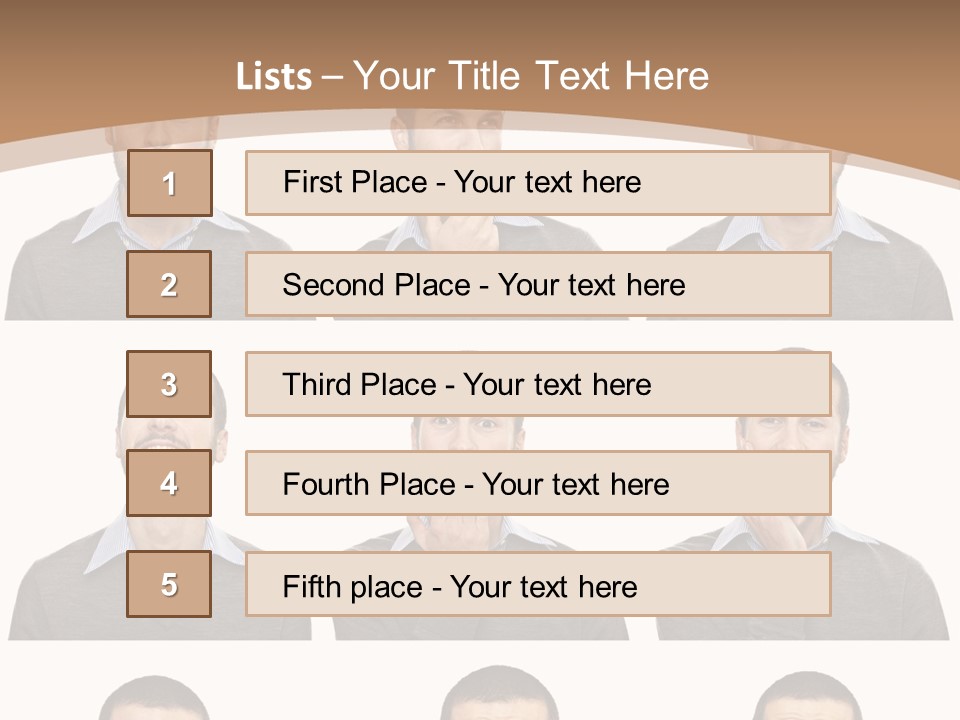 Surprise  Face PowerPoint Template