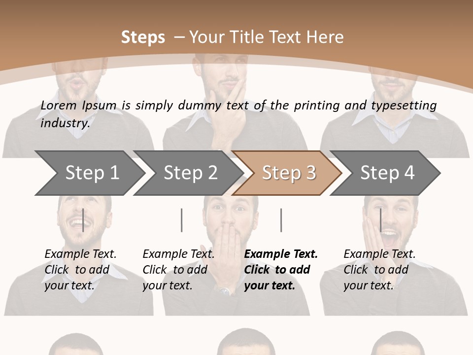 Surprise  Face PowerPoint Template